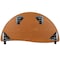 Flash Furniture Half Round 24 W, 47.5 L, 25 H, Chrome, Laminate, Particleboard, Steel, Grey XU-A48-HCIRC-GY-T-P-CAS-GG - alternate 5
